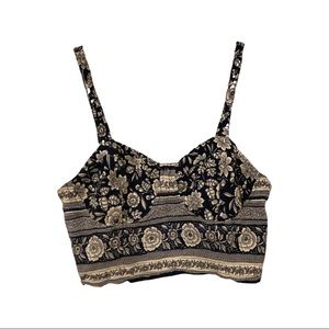 American Eagle Floral Crop Top